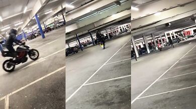 Pokus o wheelie, který mohl skončit daleko hůře