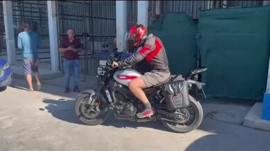 První jízda na pořádné mašině...