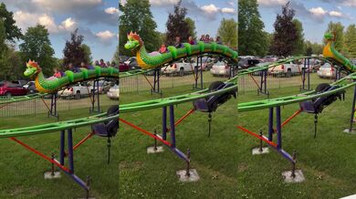 Závada na dětském vláčku