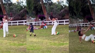 Mladý fotbalista se s tím nesere!