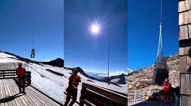 Dopravení piva na horskou restauraci