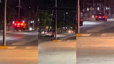 Skrytý skokánek na silnici