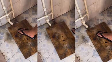 Zajímavý způsob, jak uvolnit ucpaný záchod