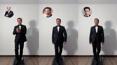 Napodobování chůze známých osobností 2