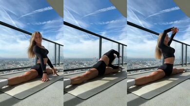 Sexy jóga na terase