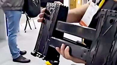 Skládací žebřík, který se rozloží za pár sekund