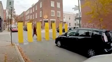 Revoluční přechod pro chodce v Quebecu: design, který nutí řidiče zastavit