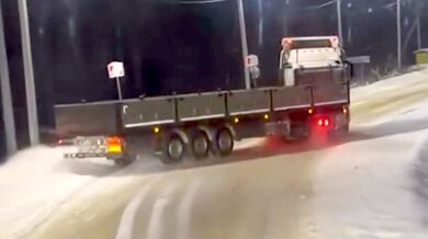 Driftující kamión