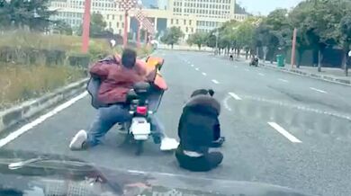 Kuriózní situace na silnici