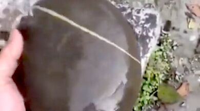 Výroba mísy z velkého kamene