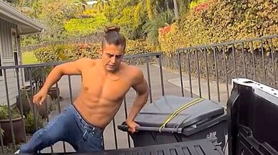 Pokus o naložení popelnice...