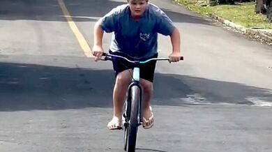 Unikátní wheelie fail